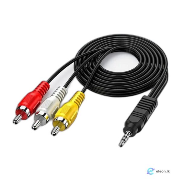 3.5mm to 3 RCA AV Cable 1.5M