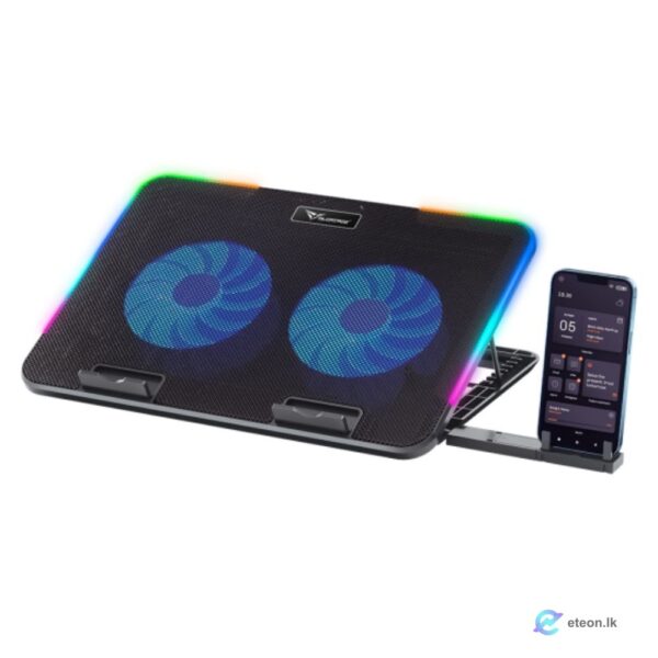 Alcatroz VENDAVAL G2 RGB Black Cooling pad
