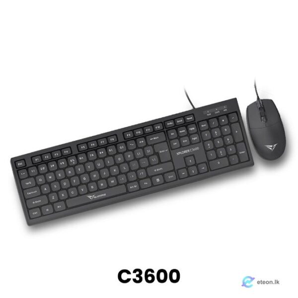 Alcatroz XPLORER C3600 USB Keyboard & Mouse Combo