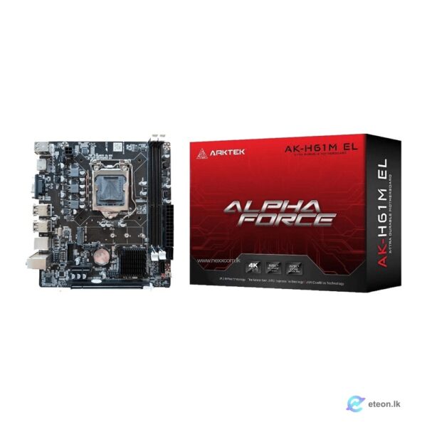 Arktek H61M-EL Motherboard DDR3 / LGA1155 / 3rd Gen