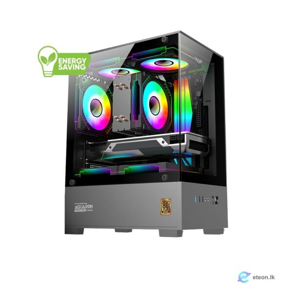 Armaggeddon AQUARON NEMO WHITE Pro Gaming PC Chassis with 80 plus Power Supply