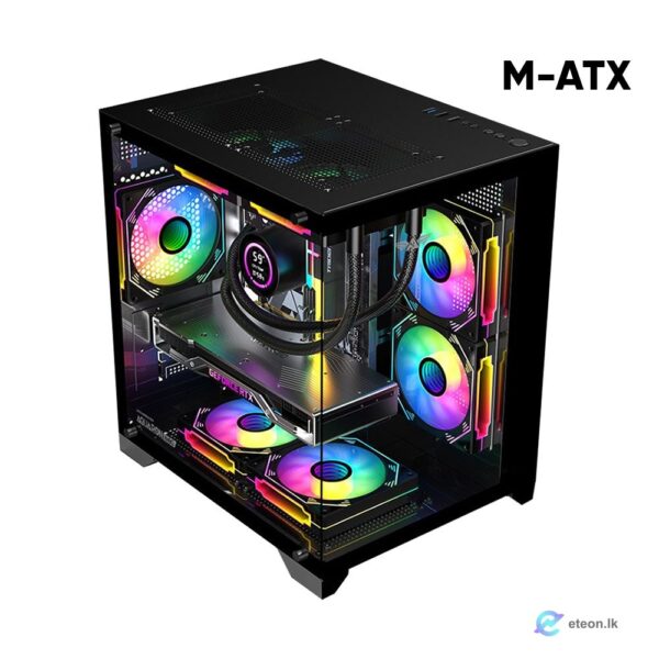 Armaggeddon AQUARON WIBO WHITE ATX Gaming PC Chassis