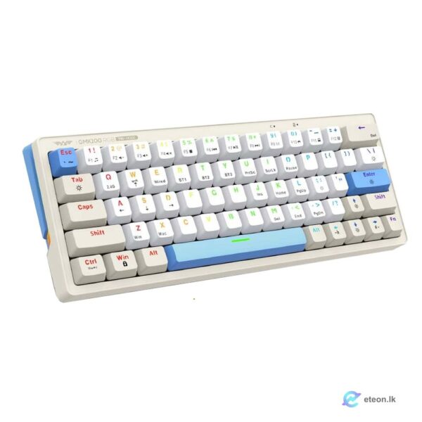 Armaggeddon GMK-100 RGB Tri-Mode (Wired+2.4G+BT) Mech Gaming Keyboards