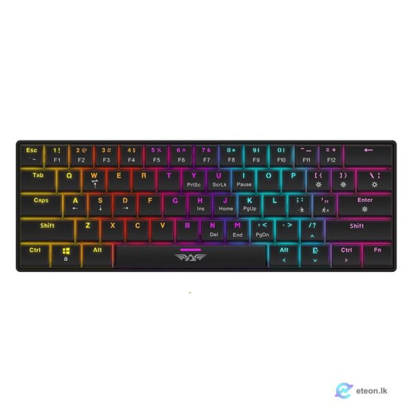 Armaggeddon SMK-1C (Linear/Clicky) Black/White Computer Keyboard