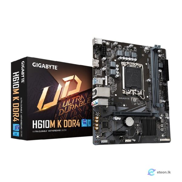 Gigabyte H610M-K Motherboard DDR4 / LGA1700 / 12-14th Gen