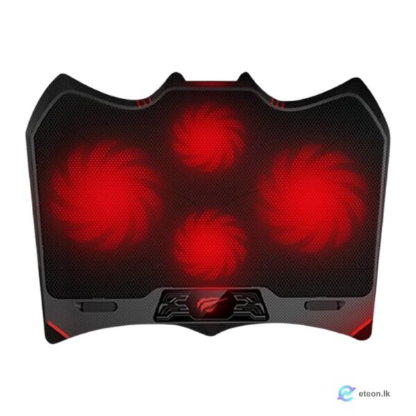 Havit HV-F2081 Laptop Cooling Pad (Black+Red)