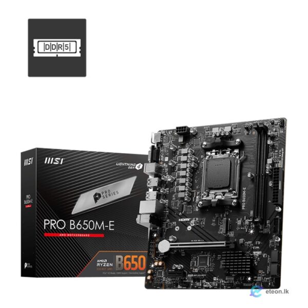 MSI PRO B650M-P DDR5 (AMD AM5) Motherboard