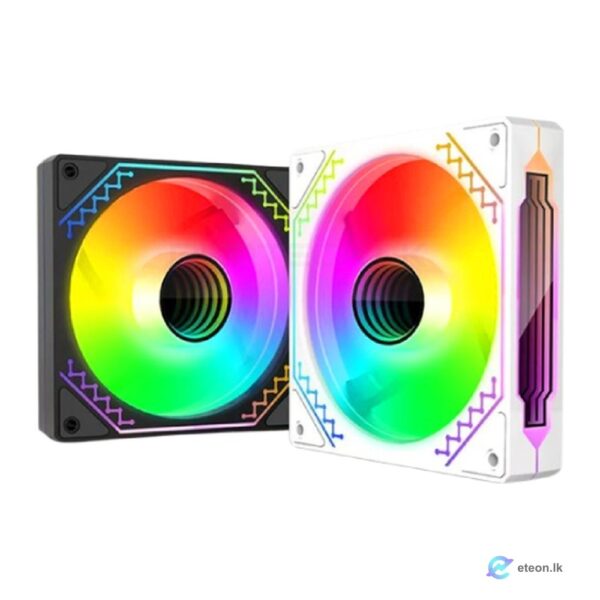 RGB Casing Fan 12CM Double Side (Running)