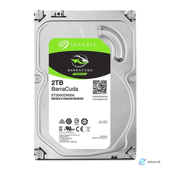 Seagate BarraCuda 2TB 3.5" Desktop HDD