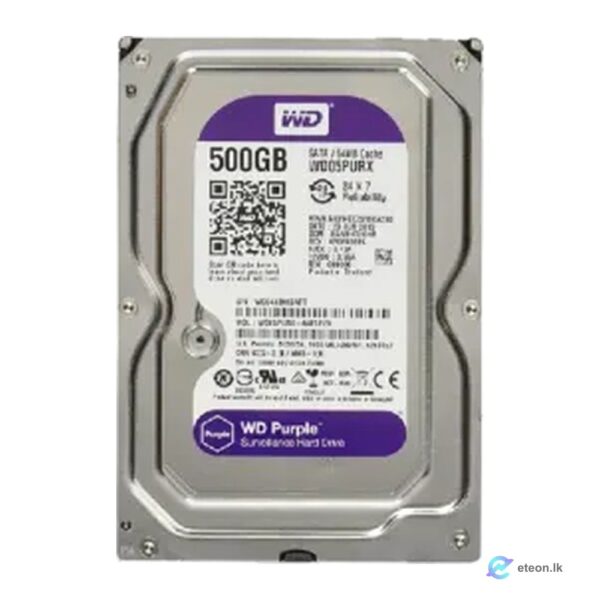 WD Purple 500GB Surveillance HDD