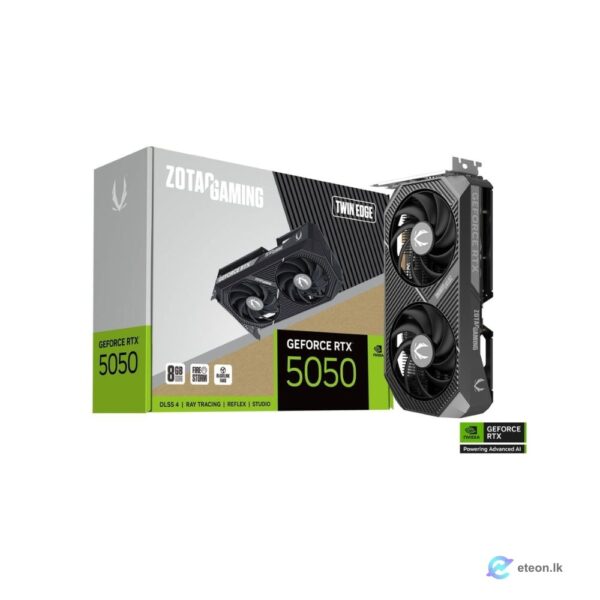 ZOTAC GeForce RTX 5050 Twin Edge 8GB Graphics Card