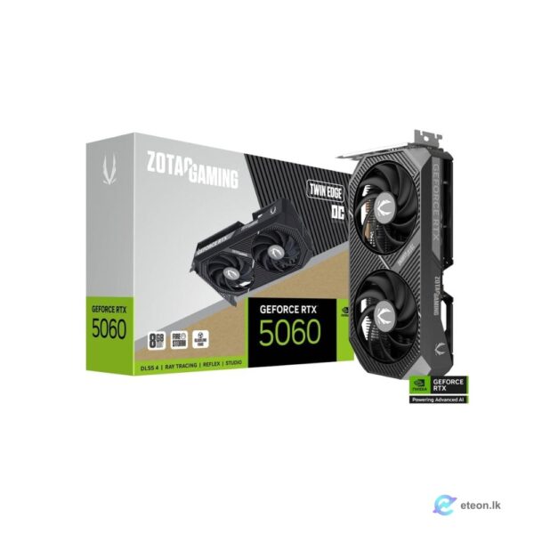 ZOTAC GeForce RTX 5060 Twin Edge OC 8GB Graphics Card