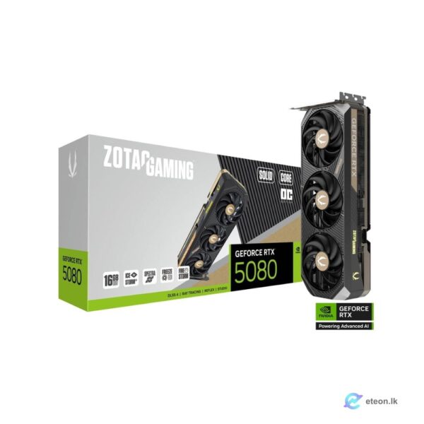 ZOTAC GeForce RTX 5080 Solid Core OC 16GB Graphics Card